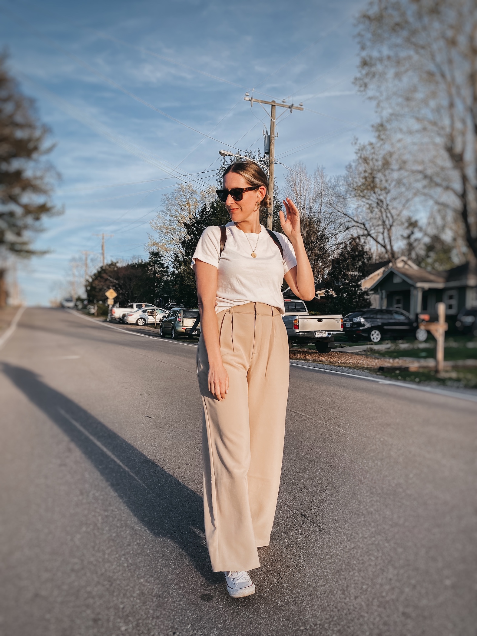 Wide Leg Pants with Oxford Shoes Outfits (7 ideas & outfits)